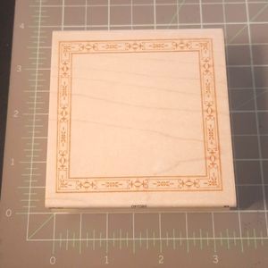 Victorian frame Anna Griffin rubber stamp